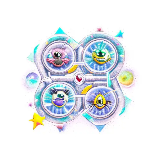 A Gemini Constellation Made Up Of Disney Sidekicks