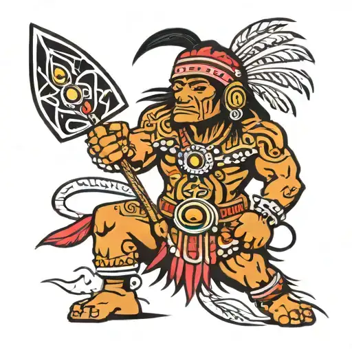 Taino Tribal Warrior