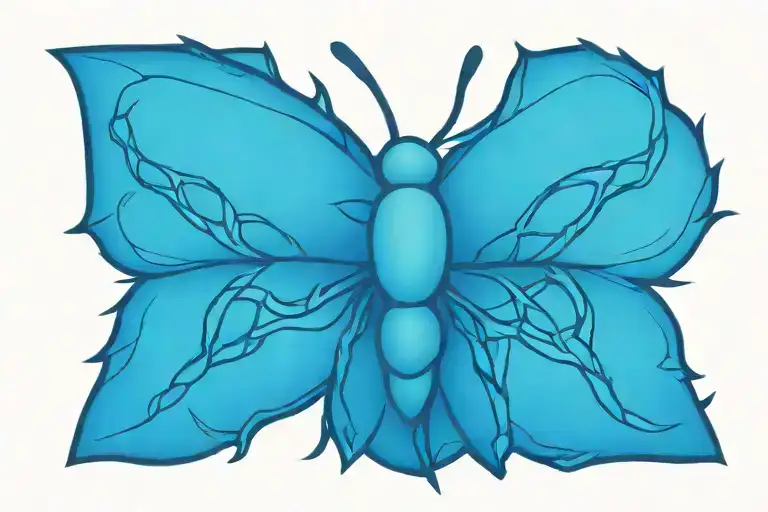 Celtic Knot Butterfly With Thorny Vines