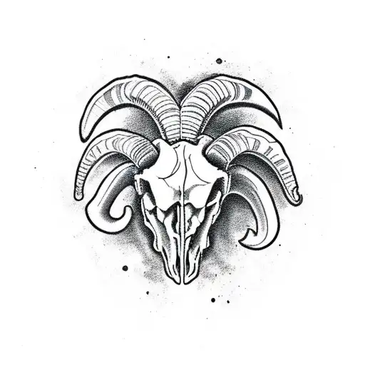 Simple Ram Skull