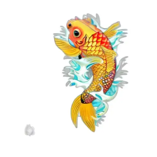 A Koi Fish