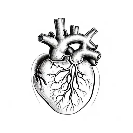 Anatomical Heart Made Of Nature