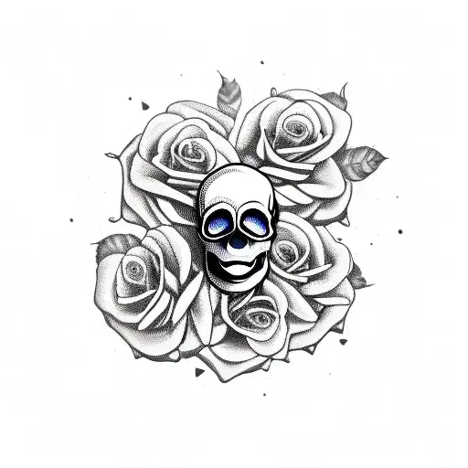 Skull And Roses