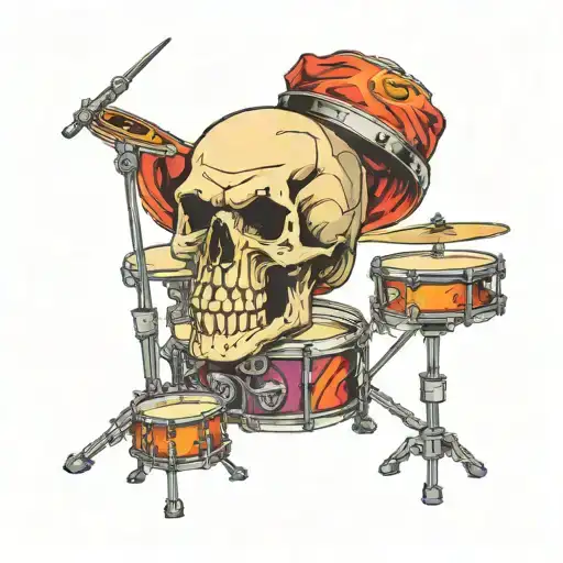 Skull And Snare Drum Kit