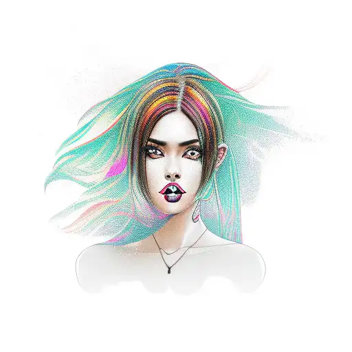 Black Haired Sexy Woman