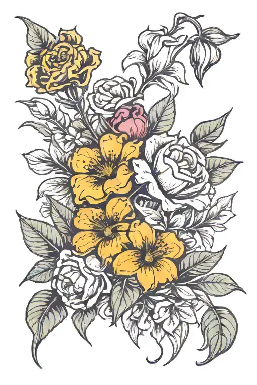 Birth Flower Bouquet