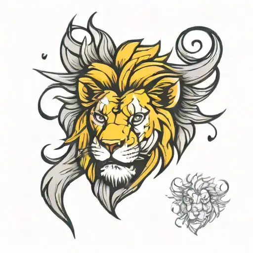 Lion Head Wearing
