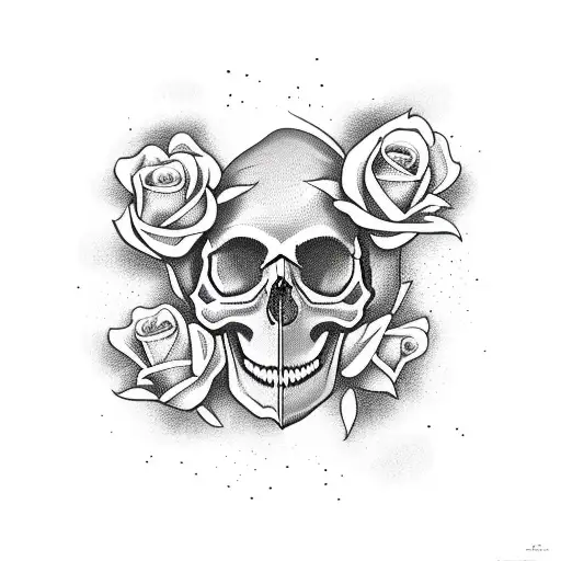 Skull And Roses