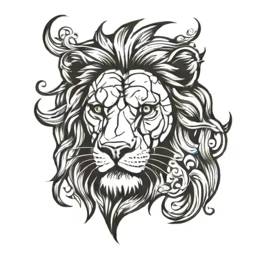 Lion Head Wearing