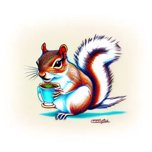 Squirrel Coffee Book Beads