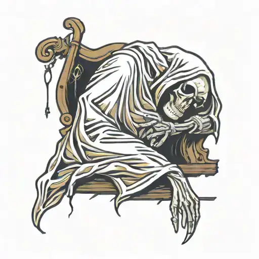 Grim Reaper Sleeping