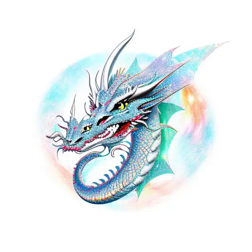 Dragon With Crystals