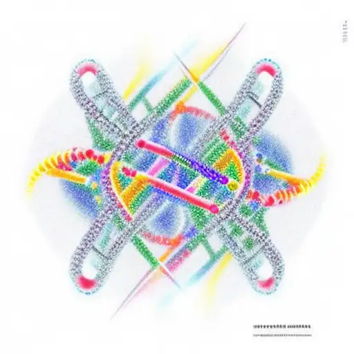 Dna Molecules Transforming In Galazies