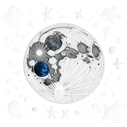 Moon And Beach For Chest