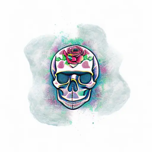 Skull And Roses