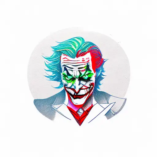 Joker On A Motorcycle Riding Down A Highway And It Says Why So Serious