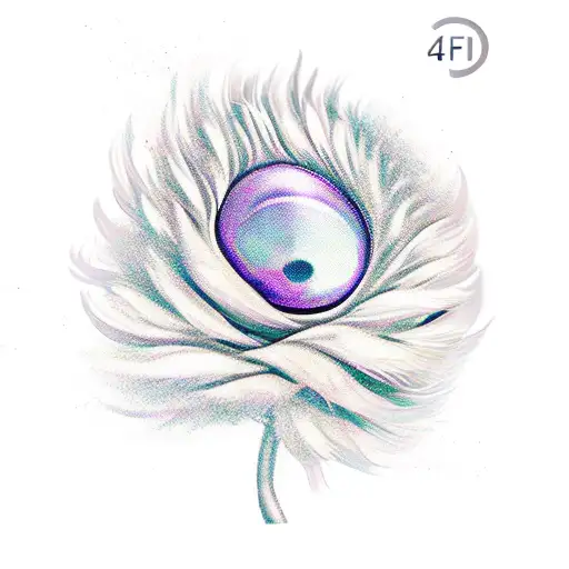 Feather Birthstone Flower