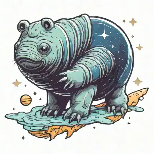 Tardigrade Waterbear In Space