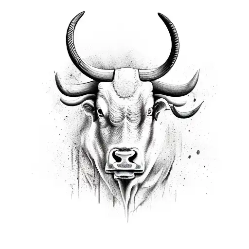 Bull And Ram With Water