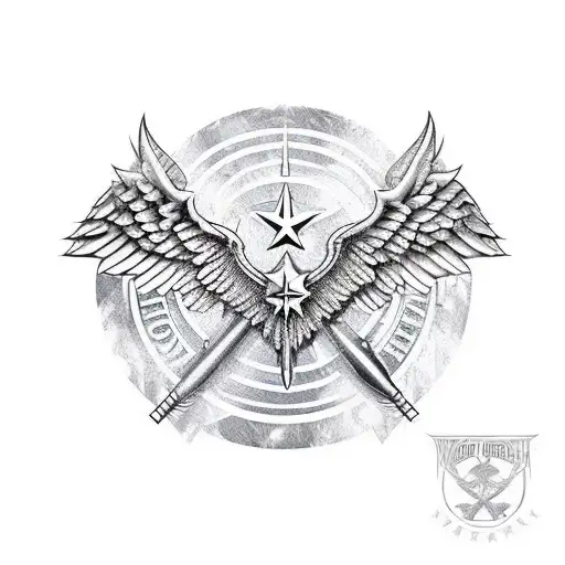 Military Angel Wings