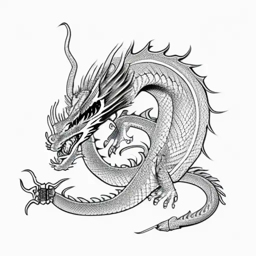 Dragon Com Samurai