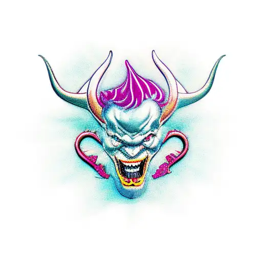 The Word Sinner With A Devils Tail Coming Off The S And Horns On The R