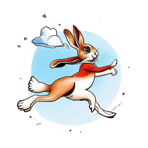 Bunny Jumping Over Cowboy Hat