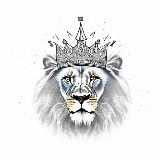 Lion With Crown