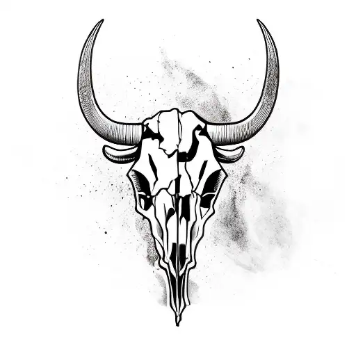 Bull Skull And 30 Years Old