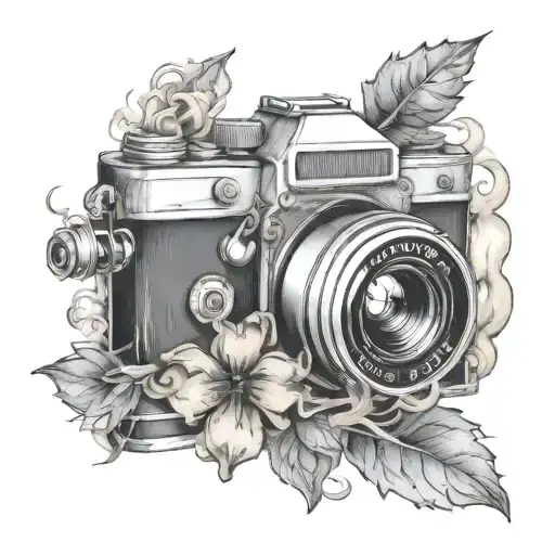 Camera Sitting In Smoke