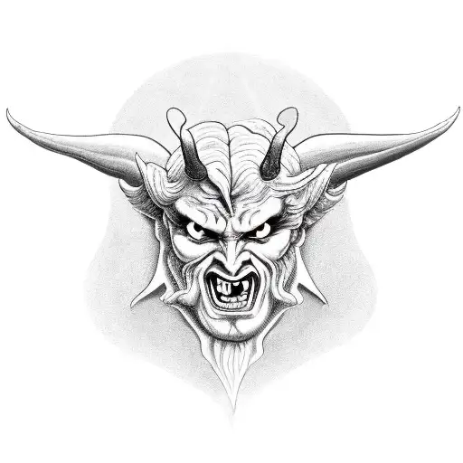 The Devil As A Christian Saint Holding A Golden Heart