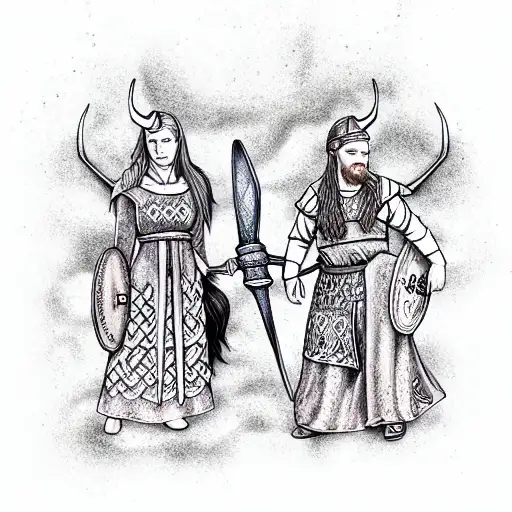 Viking Princibles And Religion In Roots Light Color