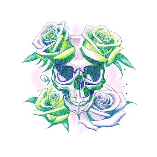 Skull And Roses
