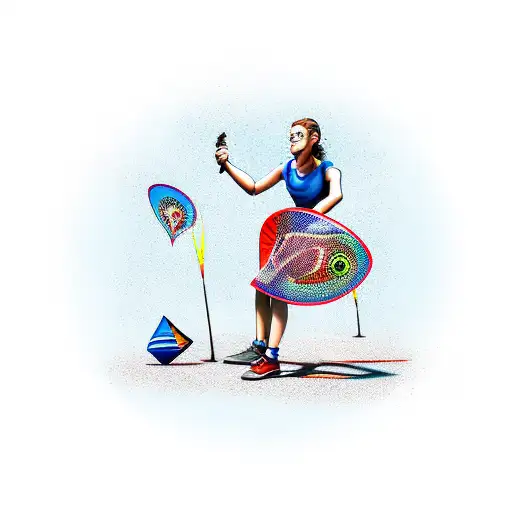 Disc Golf Scene With A Twist