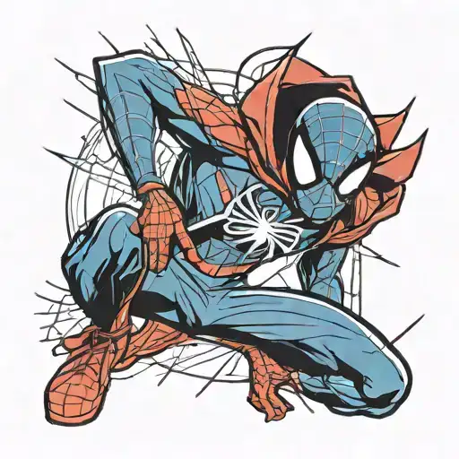 Spiderman Into The Spiderverse Color Palette