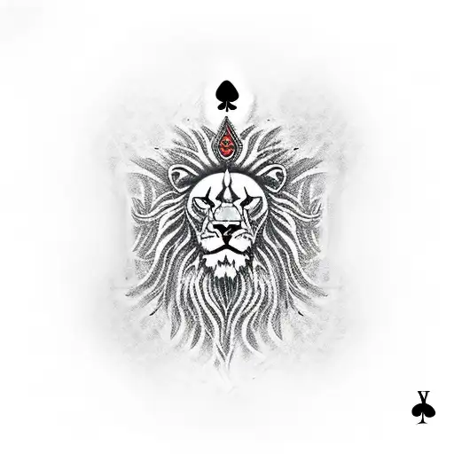 Jack Of Spades Five Of Spades Lion Poker Face