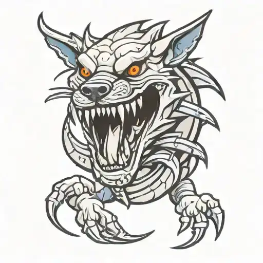 Sad Wolf And Scorpion Made