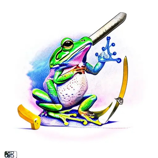 Frog With Sword