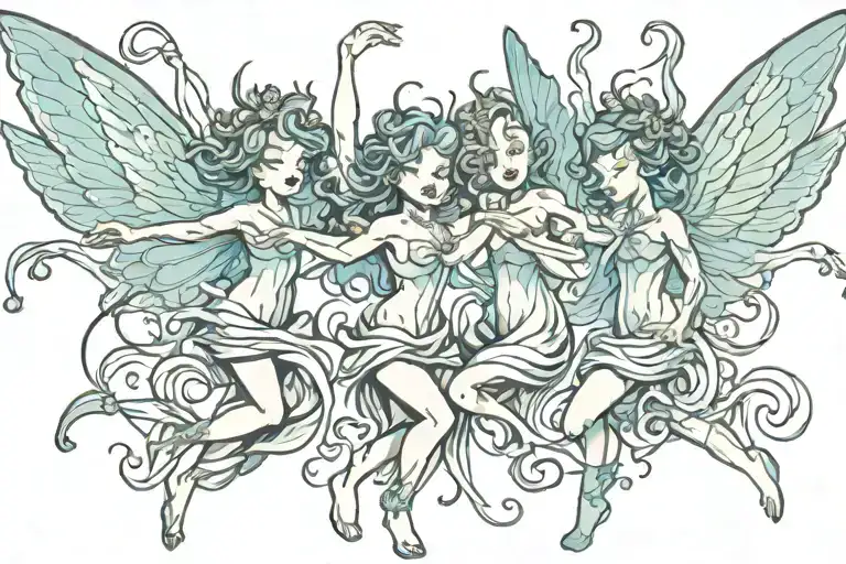 Water Fairies Dancing