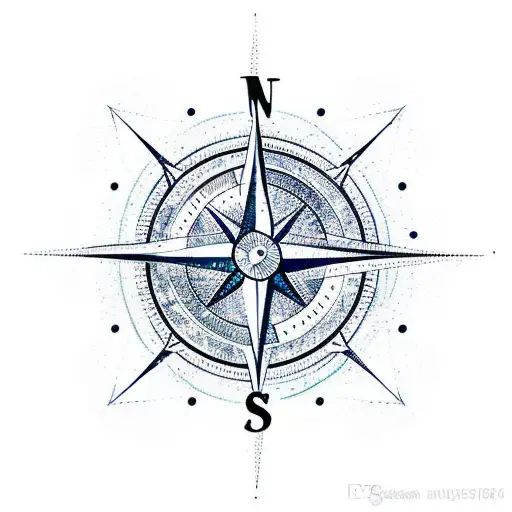 Compass Anchor Camping Nature