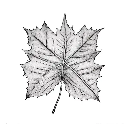 Parkdeck Writing With Marple Leaf