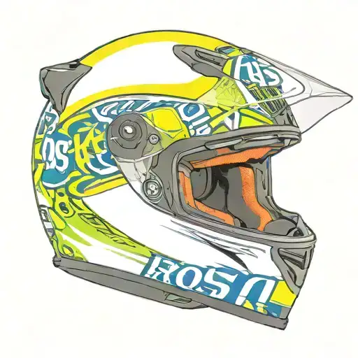 Motorcycle Helmet Rossi Vr46
