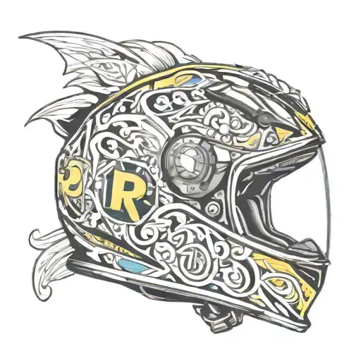 Motorcycle Helmet Rossi