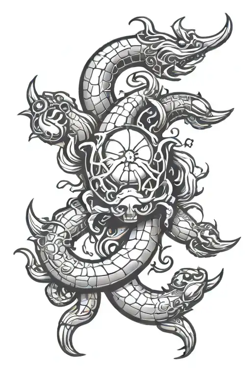 Cancer Zodiac Sign Black And White