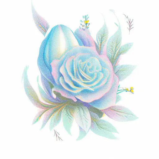 August Birth Flower With The July Birth Flower Fineline