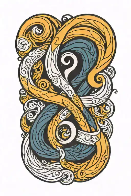 Bdsm Triskele Symbol Intertwined With Dark Mark From Harry Potter