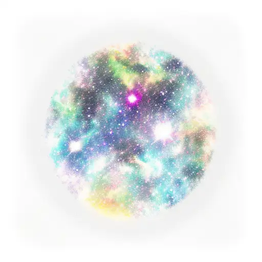 Galaxy Print For A Forearm