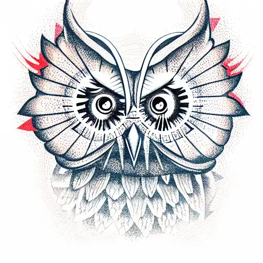 Owl And All Seeing Eye
