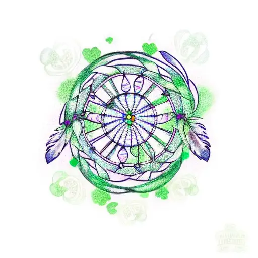 Dreamcatcher With Shamrocks