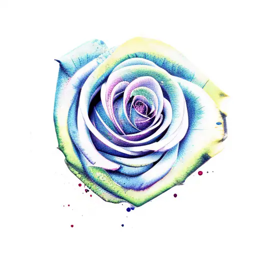 Roses And Watercolor